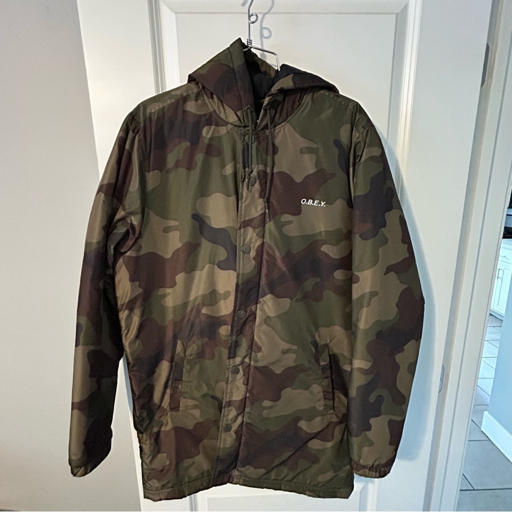 Obey camo parka